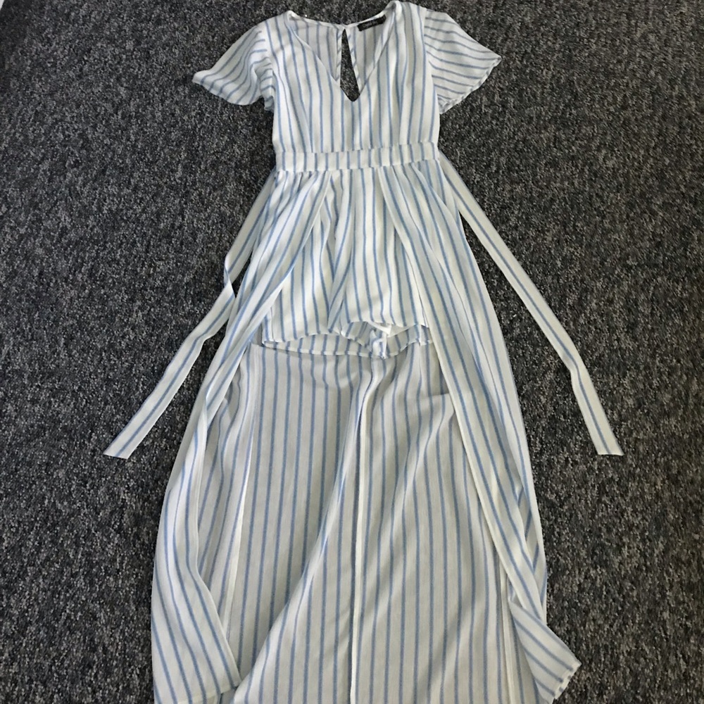 High low romper